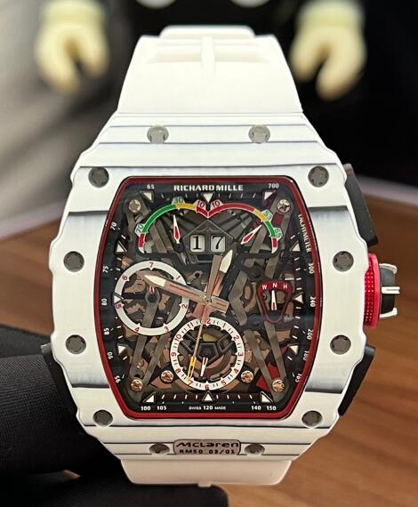 Richard Mille RM50-03 Mclaren F1 White Watch Replica